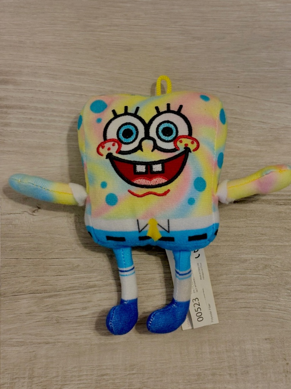 SpongeBob SquarePants Plush Toy Rainbow Tie Dye Gradient Stuffed Collectible